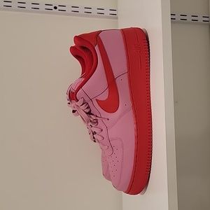 Nike Air Force 1's size 12 Men red and pink
